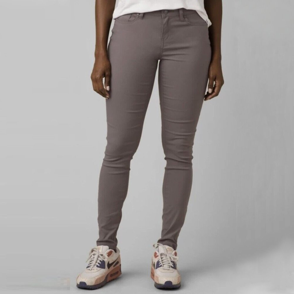 NWT prAna Briann Pant - Short Inseam 6 Moonrock Quick-Dry UPF 50+ - Picture 1 of 16